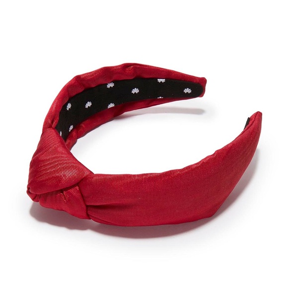 LELE SADOUGHI JOLIE RED KNOTTED MOIRE HEAD